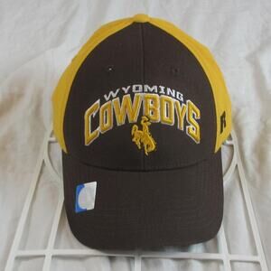 Riddell University of Wyoming Cowboys Hat/Cap Brown/Gold Adjustable NCAA